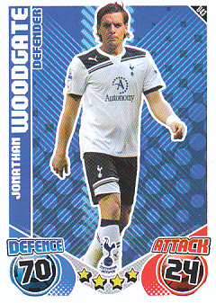 Jonathan Woodgate Tottenham Hotspur 2010/11 Topps Match Attax #U43